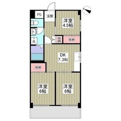【敷金＆礼金ゼロ】3DK・角部屋『 源七第三コーポラス  406...
