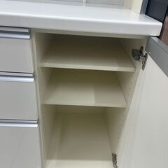 ★「ジモティを見た」で5％OFF★Pamouna🌸レンジボード🌸ホワイト🌸ソフトクローズ🌸No.2323の画像