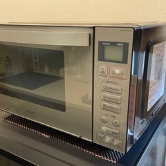 【取引終了】電子レンジ(キズあり、2020年製)