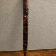 竹製ヴァリハ 110CM アフリカの楽器 手作り品の画像