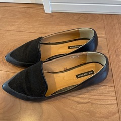ぺたんこ靴　ハラコ風の画像