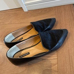 ぺたんこ靴　ハラコ風の画像