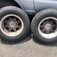 ⭐️200系ハイエース等夏タイヤアルミセットの画像