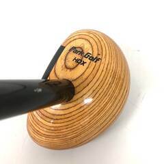 ss7621　ニッタクス パークゴルフクラブ 木目 右打ち用 全長85cm NITTAX HDX 右利き用 パークゴルフ専用 レクレーションスポーツ パークゴルフクラブ 中古の画像