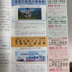 近鉄　株主様ご優待券　いろいろご優待券在中　２冊セットの画像