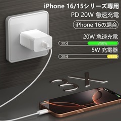 iPhone16 15 充電器 タイプc  20W　新品の画像