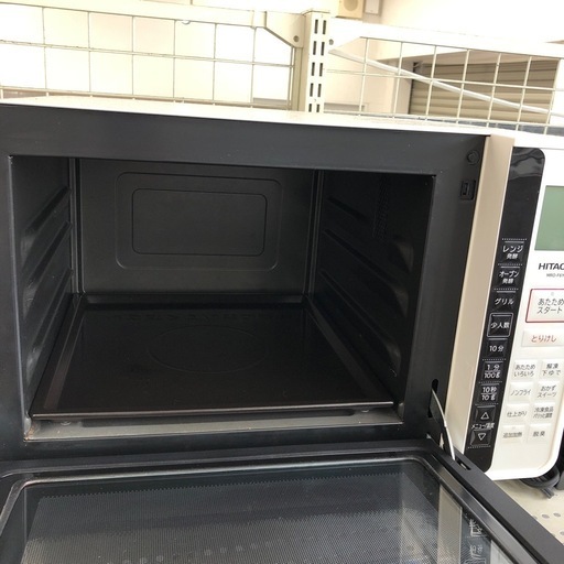 安心の6ヶ月保証付　HITACHI オーブンレンジ　2021年製　取りに来れる方限定！