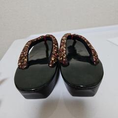 花柄草履の画像