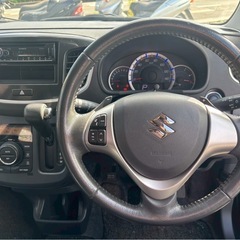 H26年式 スズキ ワゴンRスティングレーターボ★総額15.8万円★車検付き レーダーブレーキサポート アイスト BT音楽再生 ターボ パドルシフト 機関良好 内装綺麗！エアコンバッチリ 修復歴なし！ローダウンの画像