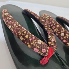 花柄草履の画像