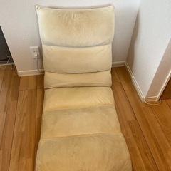アイボリー座椅子2セットの画像