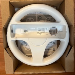 【引取限定】中古 Wii 本体 マリオカート スポーツリゾートセット ハンドルの画像