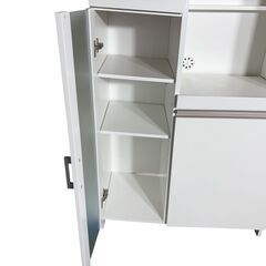 キッチンボード NITORI ニトリ レンジ台 フォルムN RE1175 ホワイト 8891240の画像