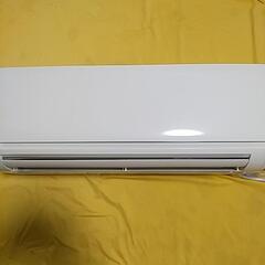2部屋を1台で！取付標準工事配管4m付き税別。12-14畳200v2017年式三菱霧ヶ峰。整備、クリーニング済。の画像