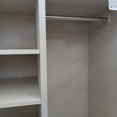 ★リユースのサカイ日立店★HJ7117 アイクラフト 棚 ナチュラルホワイト H120×D45.1×W90.5 クリーニング済み の画像