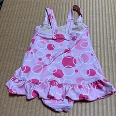 水玉ピンク　水着　の画像
