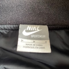 Nike ナイキ スタジャン ナイロン切替スウェット スナップボタン Mの画像