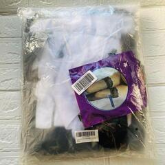 【新品】コスプレ メイド服 Mサイズ　ハロウィン　メイド　クリニック 黒猫メイドの画像