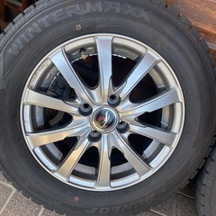 14インチ　スタッドレスタイヤホイル付き4本セット　ダンロップ　 WINTER MAXX WM02 175/70R14 84Q ウインターマックスWM02の画像
