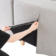 【美品】かねたや　カウチソファ　ブラックの画像