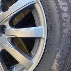 14インチ　スタッドレスタイヤホイル付き4本セット　ダンロップ　 WINTER MAXX WM02 175/70R14 84Q ウインターマックスWM02の画像