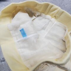 新品  部屋着 パジャマ primary 水色長袖シャツと黄色キュロットスカートセットの画像