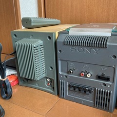 SONY ミニコンポ PMC-MD55 MD/CD/カセット動作品・交換用スピーカーカバー付き」 	•	「レトロ音響セット SONY PMC-MD55 サブウーファー美品」の画像