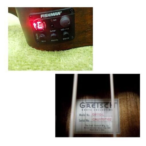 GRETSCH コンサートウクレレ G9110L ロングネック ソフトケース付き