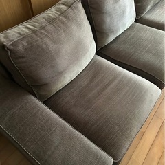 ⚠️定型文には返信しません！！【値下げ不可】IKEA・KIVIK3人掛けソファーの画像