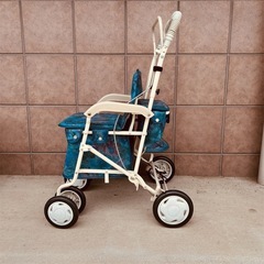 JH0305 ショッピングカート　キャリーカート　シルバーカー　手押し車　座面付き　収納可能　島製作所の画像