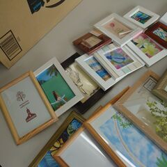 額縁（新品）中古混在２１点の画像
