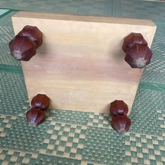 木製将棋盤脚付きの画像