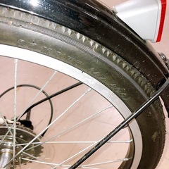 折りたたみ自転車 ROXY 丸石サイクル 20インチ LEDライト 6段変速の画像