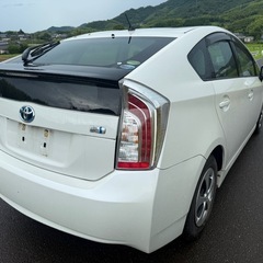 極美！24年プリウスS！30後期型 純正ナビTV Bluetooth ETCバックモニター！綺麗なパール不具合なしの画像