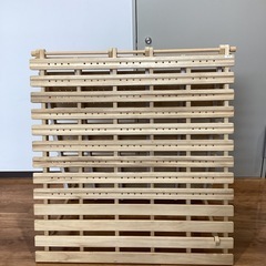シングル床置き桐すのこベッド【町田市再生家具】　251143の画像