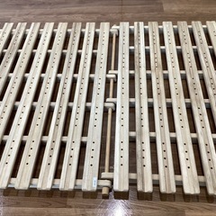 シングル床置き桐すのこベッド【町田市再生家具】　251143の画像