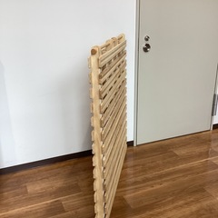 シングル床置き桐すのこベッド【町田市再生家具】　251143の画像