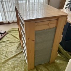 DIY収納棚　高さ74、幅64、奥行44.5の画像