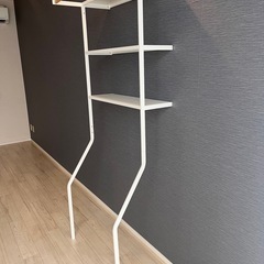 山崎実業ランドリーシェルフ・白
の画像