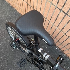 Jeep 折りたたみ自転車 ブラック 20インチ カゴ付き