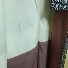 亀甲柄　袷の着物と道行セット　正絹　婦人 レディースの画像