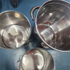 鍋　寸胴　ずん胴　3点セットの画像