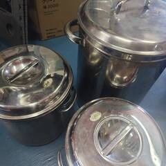 鍋　寸胴　ずん胴　3点セットの画像