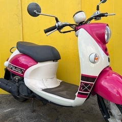 セル1発始動‼️低走行3,800km⭐️ビーノ ヤマハ⭐️タイヤ新品‼️安心のFiモデル‼️原付　スクーター　50ccの画像