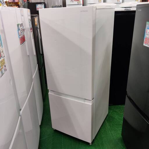 HITACHI 冷蔵庫 RL-154JA 154L 2019年製 中古 日立 154L 2ドア冷蔵庫 RL-154JA 2019年製 自動霜取り