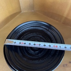 高級木製漆器　茶托の画像