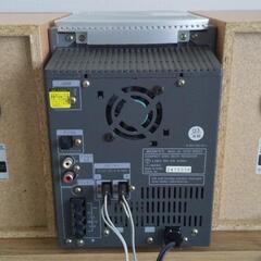 【お譲り先決まりました】SONY　2003年製 ミニコンポ　CMT-M333NT　CD／MD／カセットテープ／ラジオ の画像