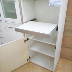リユースのサカイ太田店　値下げしました！★ジモティ割あり★  レンジボード ホワイト H130×D40×W60 クリーニング済み OJ10113の画像