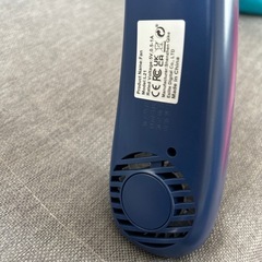 首掛け扇風機の画像