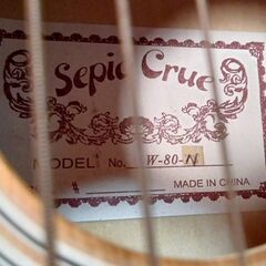 【R967】Sepia Crue/ミニギター/アコースティック/W-8-N/現状品の画像